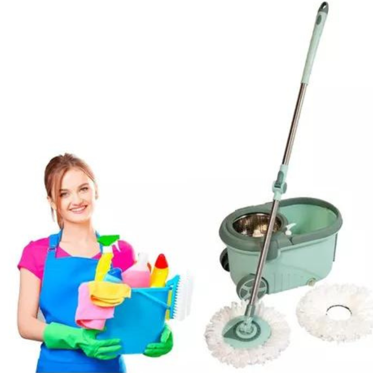 Mopa Trapeador Verde