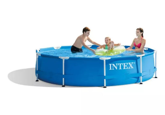 Piscina Estructural Redonda INTEX Metal Frame, 305 x 76 cm, 4.485L.