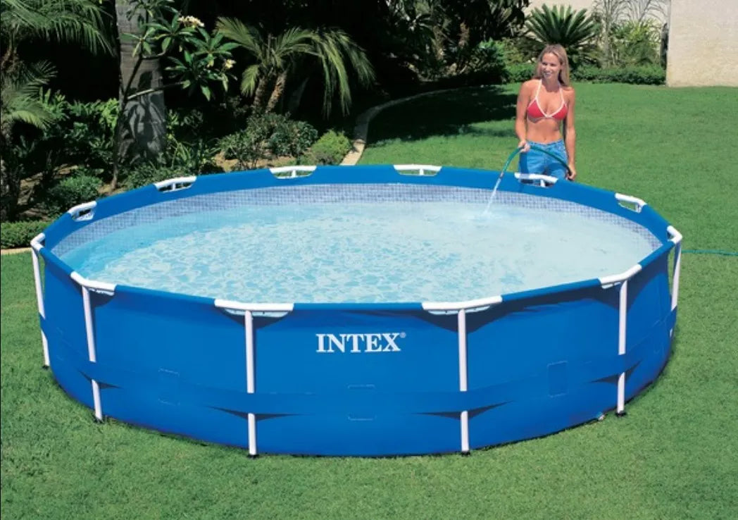 Piscina Estructural Redonda INTEX Metal Frame, 305 x 76 cm, 4.485L.